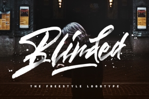 Blinded - Freestyle Logotype Font Download