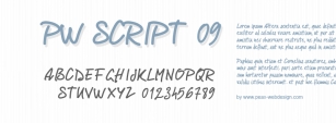 PWScript09 Font Download