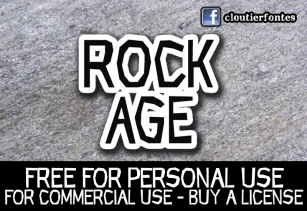 CF Rock Age Font Download