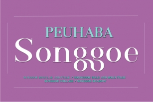 PEUHABA Songgoe Family Font Download
