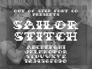 Sailor Stitch Font Download