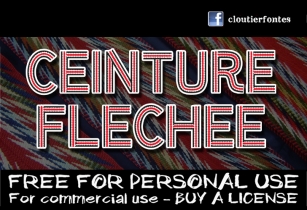 CF Ceinture Flechee Font Download