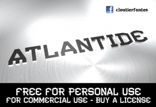 CF Atlantide Font Download