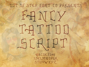 Fancy Tattoo Scrip Font Download