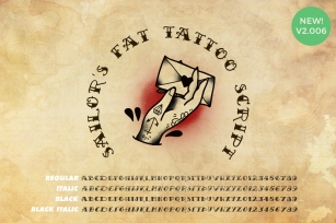 Sailor's Fat Tattoo Scrip Font Download