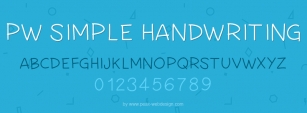 PW Simple Handwriting Font Download