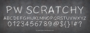 PWScratchy Font Download