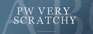 PWVeryScratchy Font Download