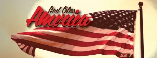 God Bless America Font Download