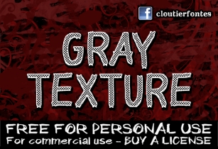 CF Gray Texture Font Download