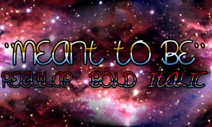 Meant To Be Font Download