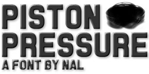 Piston Pressure Font Download