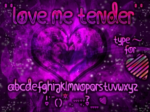Love Me Tender Font Download