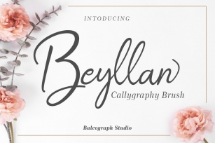 Beyllan Calligraphy Brush Font Download