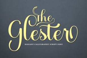 The Glester Font Download