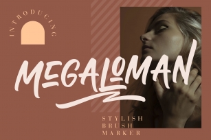 Megaloman Brush Marker Font Download