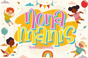 Nona Manis - Playful Trio Fonts Font Download