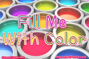 Fill Me With Color Font Download