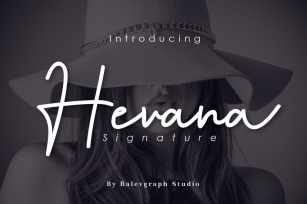 Hevana Signature Font Download