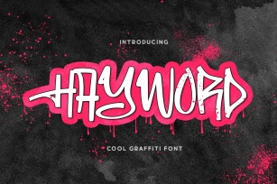 Hayword - a Graffiti Style Font Download