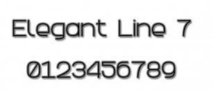 Elegant Line 7 Font Download