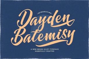 Dayden Batemisy Font Download