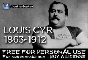 CF Louis Cyr dem Font Download