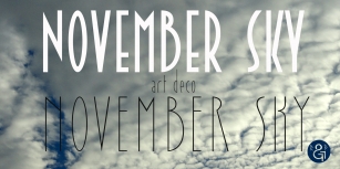 November Sky Dem Font Download