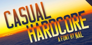 Casual Hardcore Font Download