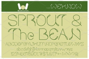 sprout and the bean font Font Download