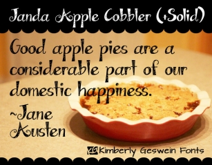 Janda Apple Cobbler Font Download