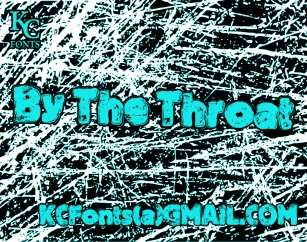 By The Throa Font Download