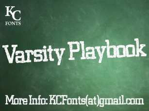 Varsity Playbook Font Download