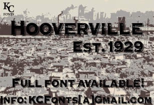 Hooverville Font Download