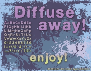 Diffuse-Away Font Download