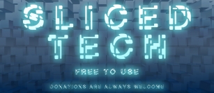Sliced-Tech Font Download