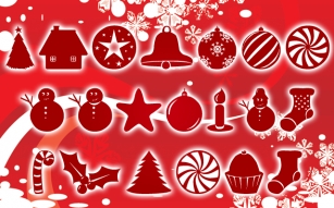 Christmas Shapes Font Download