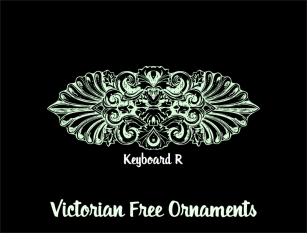 Victorian Free Ornaments Font Download