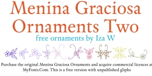 Menina Graciosa Ornaments Tw Font Download