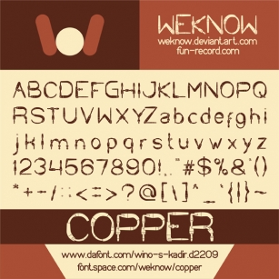 COPPER Font Download