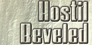 HostilBeveled Font Download