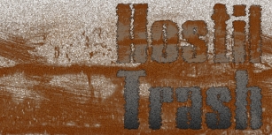 Hostil Trash Font Download