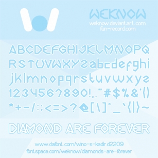 Diamonds are forever Font Download