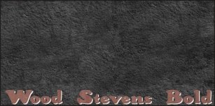 Wood Stevens Bold Font Download