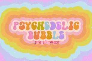 Psychedelic Bubble 70s Font Download