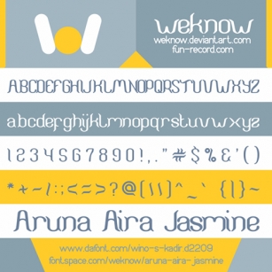 ARUNA AIRA JASMINE Font Download