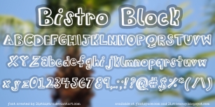 BistroBlock Font Download