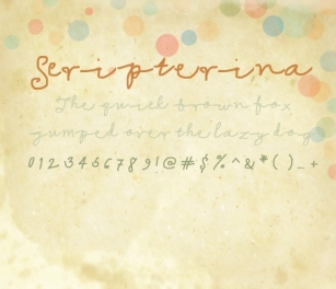 Scripterina Font Download