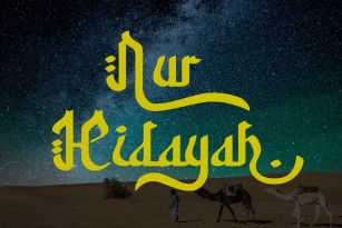 Nur Hidayah Arabic Font Download