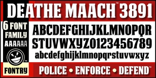 DEATHE MAACH NCV Font Download